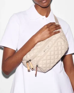MZ Wallace Metro|Belt Bags & Slings|Metro Sling Mushroom