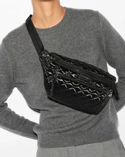 MZ Wallace Metro|Belt Bags & Slings|Metro Sling BlackLiquid