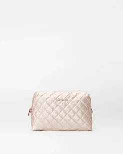 MZ Wallace Metro|Accessories|Mica Cosmetic PaleRoseGoldMetallic