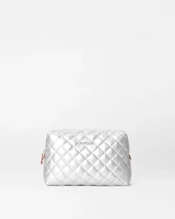 MZ Wallace Metro|Accessories|Mica Cosmetic MatteSilver