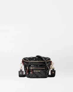 MZ Wallace Crosby|Belt Bags & Slings|Micro Crosby Sling BlackLacquer