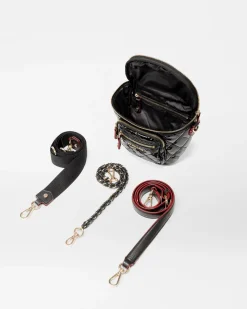 MZ Wallace Crosby|Belt Bags & Slings|Micro Crosby Sling BlackLacquer