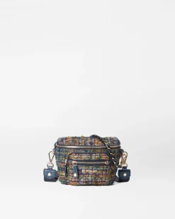 MZ Wallace Slings|Belt Bags & Slings|Micro Crosby Sling GoldMultiTweed