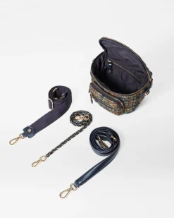 MZ Wallace Slings|Belt Bags & Slings|Micro Crosby Sling GoldMultiTweed