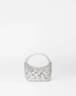 MZ Wallace Crossbody|Metro|Micro Hobo IceMultiSequin