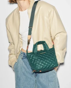 MZ Wallace Metro|Crossbody|Micro Sutton Emerald