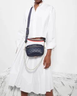 MZ Wallace Crossbody|Crosby|Mini Crosby Dawn/White
