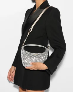 MZ Wallace Crossbody|Mini Hobo IceMultiSequin