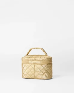 MZ Wallace Metro|Accessories|Mini Vanity Case LightGoldPearlMetallic
