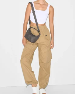 MZ Wallace Crossbody|Mini Woven Hobo Magnet