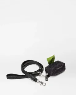 MZ Wallace Accessories|MZW Dog Leash BlackLeather