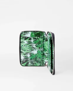 MZ Wallace Accessories|MZW Exclusives|Passport Organizer DawnWithTropicalPalm