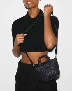 MZ Wallace Metro|Crossbody|Petite Metro Tote Deluxe Black
