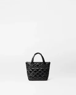 MZ Wallace Metro|Totes|Petite Metro Tote Deluxe BlackLiquid