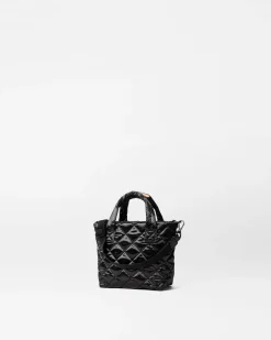 MZ Wallace Metro|Totes|Petite Metro Tote Deluxe BlackLiquid