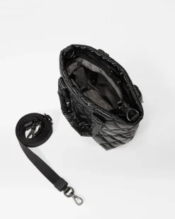 MZ Wallace Metro|Totes|Petite Metro Tote Deluxe BlackLiquid