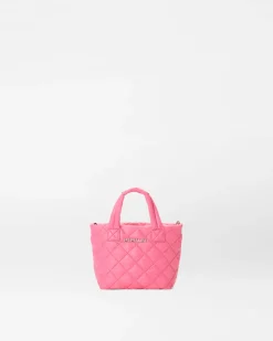 MZ Wallace Metro|Totes|Petite Metro Tote Deluxe Flamingo