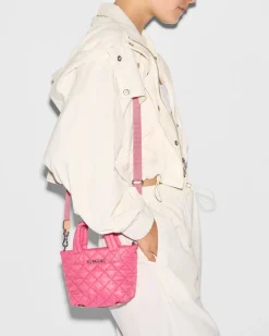MZ Wallace Metro|Totes|Petite Metro Tote Deluxe Flamingo