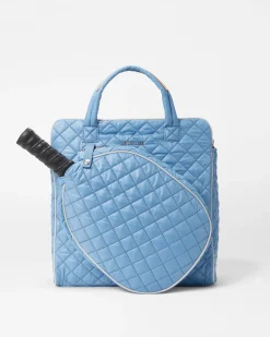 MZ Wallace Metro|Totes|Pickleball Tote CornflowerBlue/Pebble