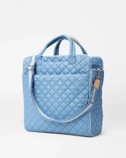 MZ Wallace Metro|Totes|Pickleball Tote CornflowerBlue/Pebble