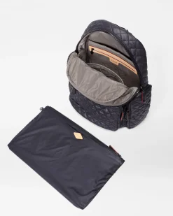 MZ Wallace Metro|Baby|Pocket Metro Backpack BlackRec