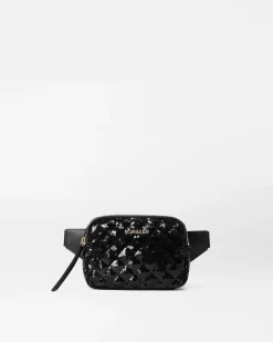 MZ Wallace Madison|Belt Bags & Slings|Quilted Madison Belt Bag BlackSequin