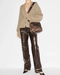 MZ Wallace Crossbody|Madison|Quilted Madison Crossbody Walnut
