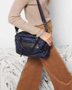 MZ Wallace Madison|Shoulders|Quilted Madison Satchel DawnRec