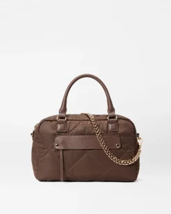 MZ Wallace Madison|Quilted Madison Satchel Walnut