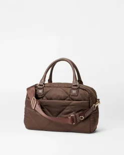 MZ Wallace Madison|Quilted Madison Satchel Walnut