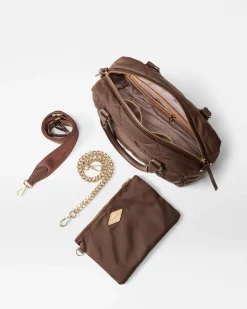 MZ Wallace Madison|Quilted Madison Satchel Walnut