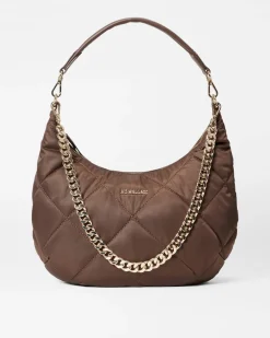 MZ Wallace Madison|Quilted Madison Shoulder Bag Walnut