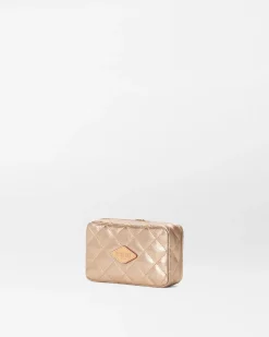 MZ Wallace Accessories|MZW Exclusives|Retro Frame Case HoneyMetallicLeather