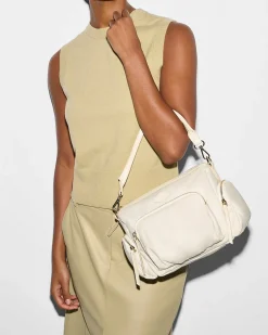 MZ Wallace Chelsea|Crossbody|Small Chelsea Crossbody Sandshell