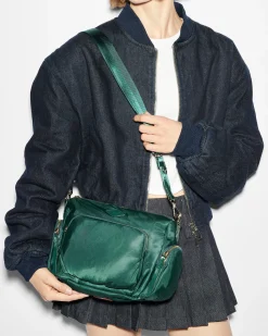 MZ Wallace Chelsea|Crossbody|Small Chelsea Crossbody Emerald