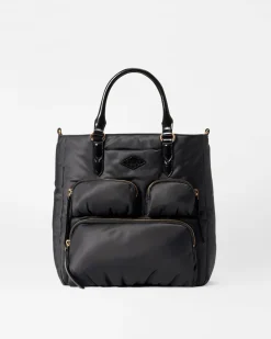 MZ Wallace Chelsea|Work|Small Chelsea Top Handle Tote Black