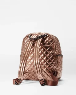 MZ Wallace Crosby|Backpacks|Small Crosby Backpack CopperMetallicLacquer