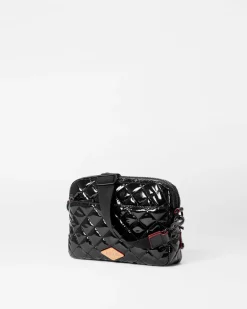 MZ Wallace Metro|Crossbody|Small Metro Camera Bag BlackLacquer