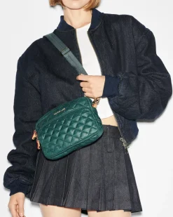 MZ Wallace Metro|Crossbody|Small Metro Camera Bag Emerald