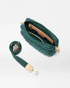 MZ Wallace Metro|Crossbody|Small Metro Camera Bag Emerald