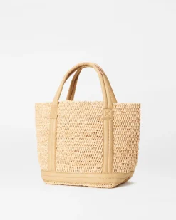 MZ Wallace Raffia|Totes|Small Raffia Tote Raffia/Camel