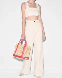 MZ Wallace Raffia|Totes|Small Raffia Tote