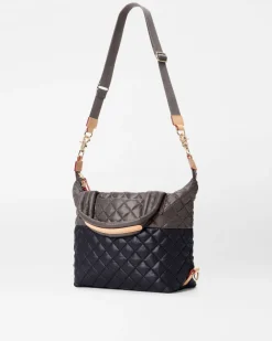 MZ Wallace Metro|Crossbody|Small Sutton Deluxe Black/MagnetColorBlock