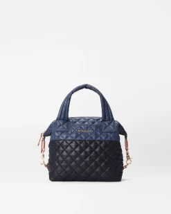 MZ Wallace Metro|Crossbody|Small Sutton Deluxe Black/NavyColorBlock