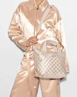 MZ Wallace Metro|Crossbody|Small Sutton Deluxe PaleRoseGold
