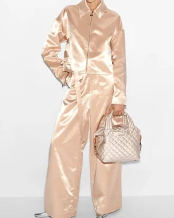 MZ Wallace Metro|Crossbody|Small Sutton Deluxe PaleRoseGold