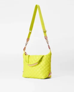MZ Wallace Metro|Crossbody|Small Sutton Deluxe AcidYellowRec