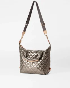 MZ Wallace Metro|Crossbody|Small Sutton Deluxe MoondustMetallicLacquer
