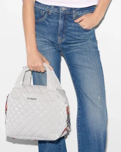 MZ Wallace Crossbody|Metro|Small Sutton Deluxe PebbleLiquid