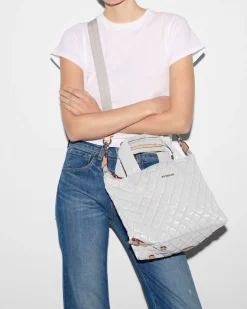 MZ Wallace Crossbody|Metro|Small Sutton Deluxe PebbleLiquid